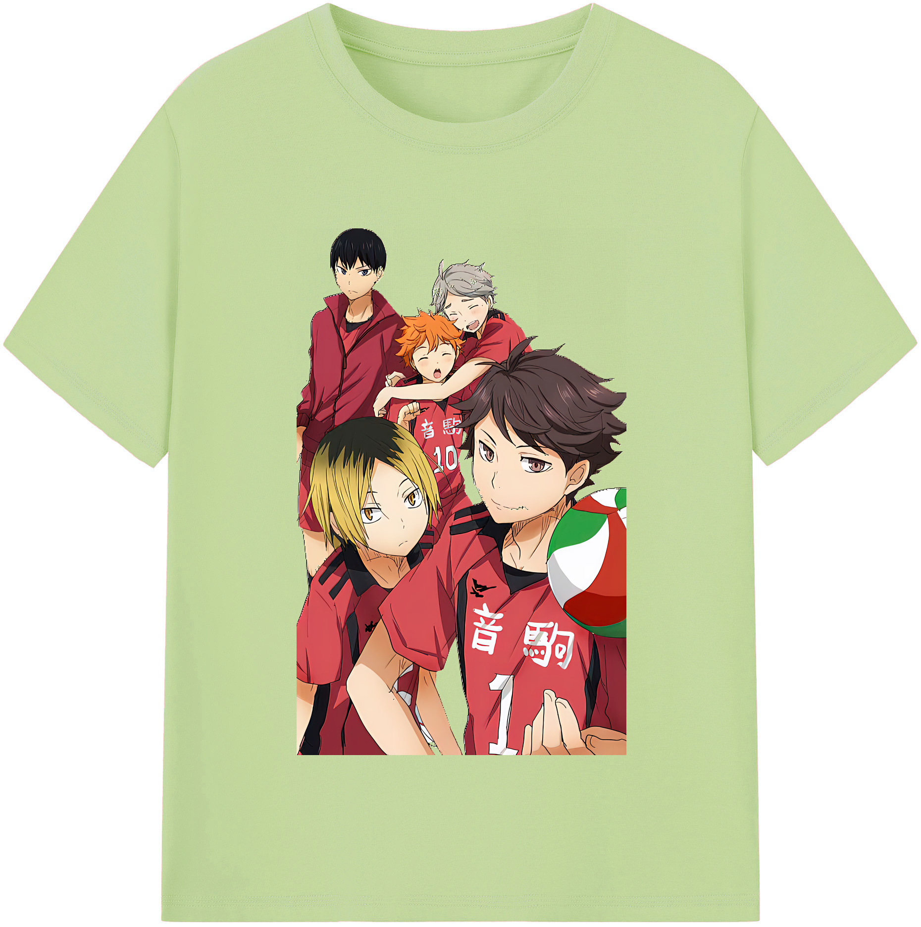 （画像用） ハイキュー!! Haikyu!! 綿100％半袖Tシャツ（フロントプリント）